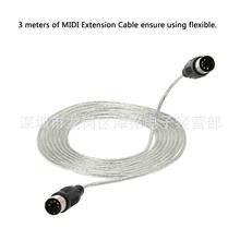 MIDI Cable ̺ϳӹĵ ֱ༭ ˫ͷ