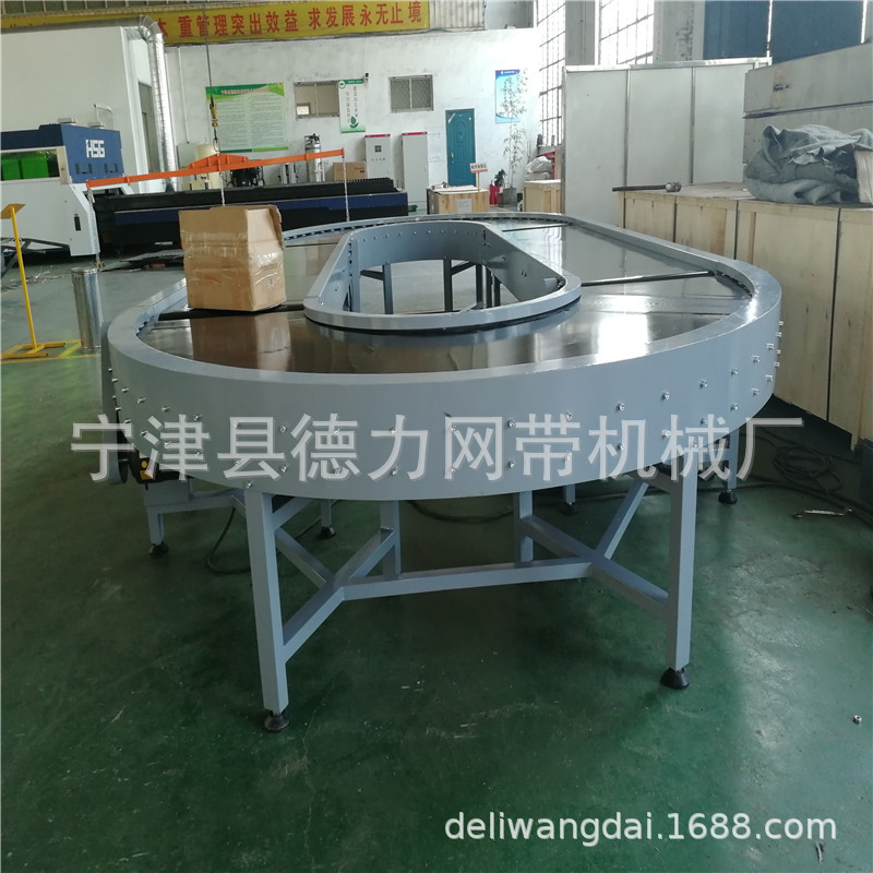 绿色PVC皮带输送机水平皮带输送机产品包装分拣线皮带输送线