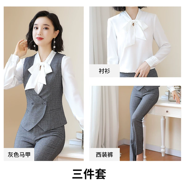 Vest, shirt, trousers