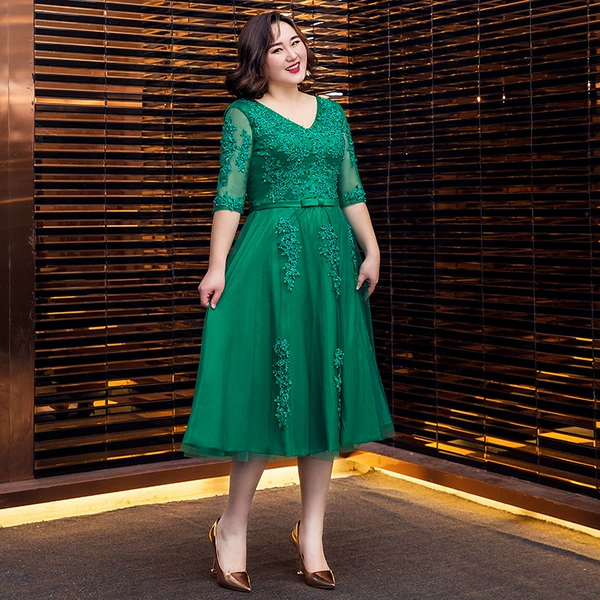 Green colored long skirt