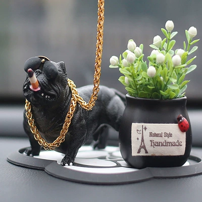 Car ornaments Car Ornaments Bulldog Car