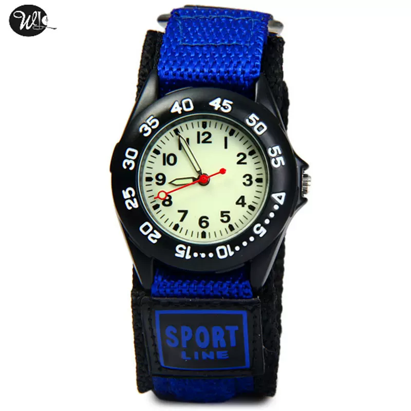 厂家现货批发学生运动防水手表 跨境儿童手表 环保户外夜光手表