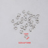 Spot 0.8*5mm connection ring stainless steel opening circle DIY jewelry accessories jump raing100/package