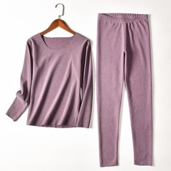 Women's winter lined double-sided velvet warm and comfortable innerwear set with heating function