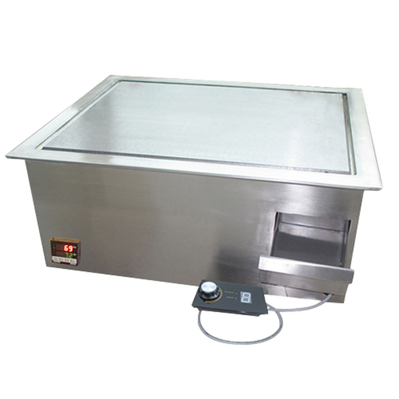 Commercial embedded teppanyaki equipment iron plate Japanese electric heating gas electromagnetic large grill stove hotel restaurant manufacturers