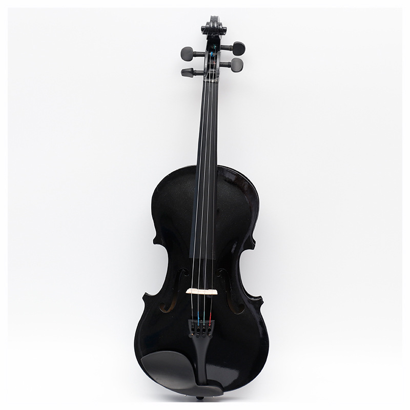 Fabricantes suministro de madera contrachapada violín hecho a mano patrón violín hecho a mano de madera maciza violín principiante juicio