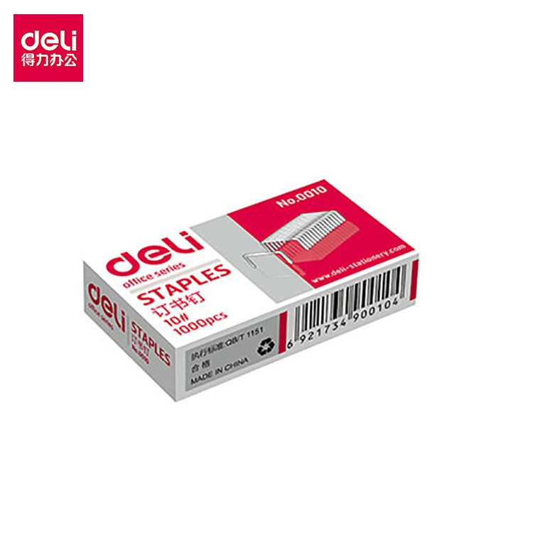 Deli 0010 штапель Малый размер 10 #/10 Универсальный обязательный штапель 1000/коробка