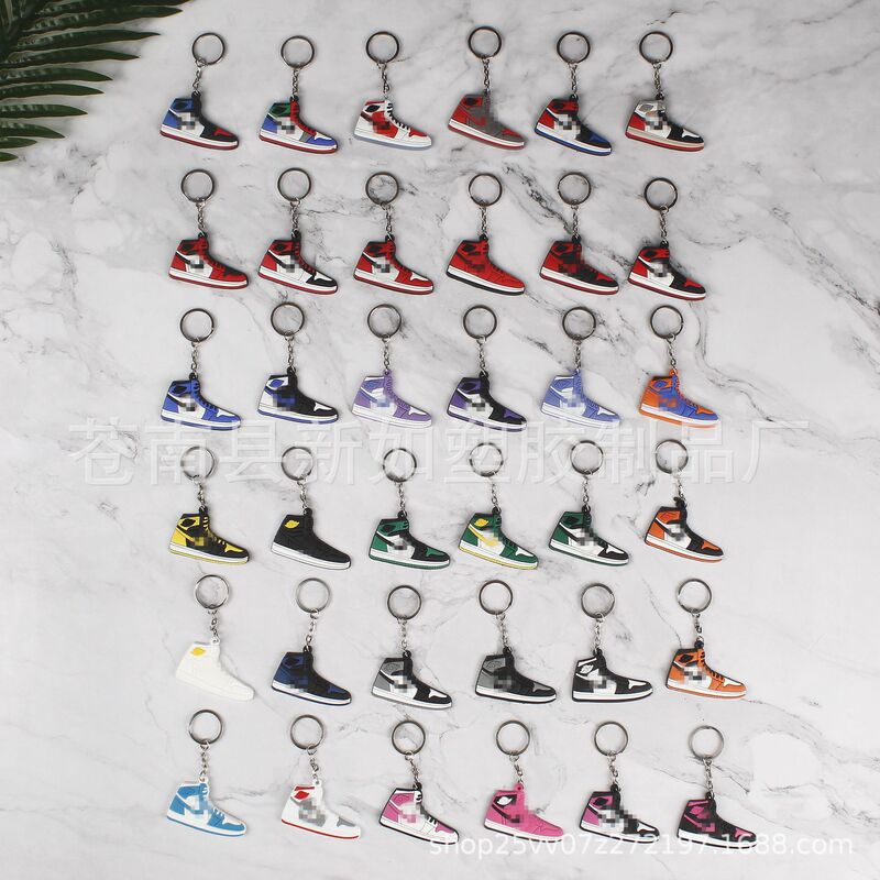 Spot wholesale jordan series key chain basketball shoes aj key chain creative jordan key chain pendant