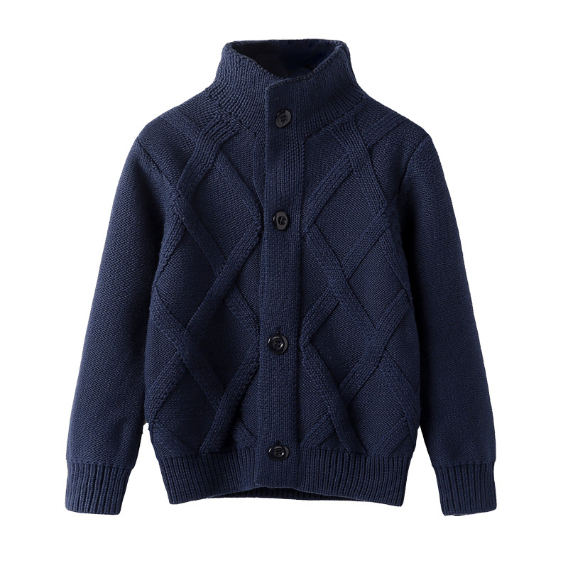 Children's sweater, jacket, knitted woolen cardigan, 2-11 years 5