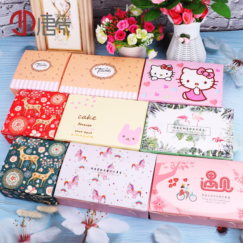 Baking packaging 50g Moon Cake Box 4/6 biscuits West Point carton snow Mei Niang packaging box Baking packaging 50g Moon Cake Box 4/6 biscuits West Point carton snow Mei Niang packaging box
