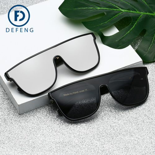 DeFeng 28013 European & American Style One-Piece Windproof Goggles – Fashionable Sunglasses for Women & Men – Cross-Border Product
