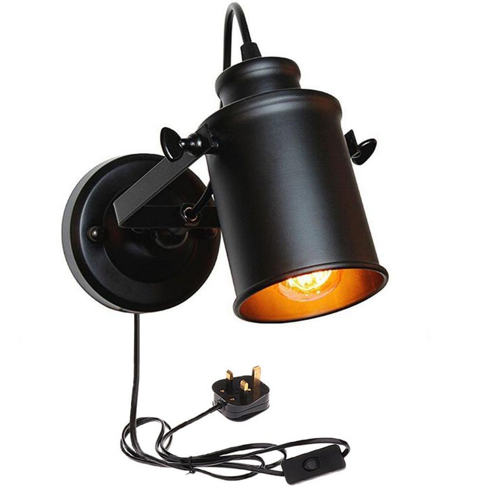 Americano retro pasillo proyector lámpara de pared balcón bar dormitorio lámpara de noche interior lámparas Zhongshan iluminación al por mayor