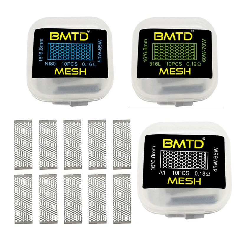 Сетка нагревательная проволока NI80 S316 травление RDA MESH нагревательная сетка A1 сетка резистивная проволока завод