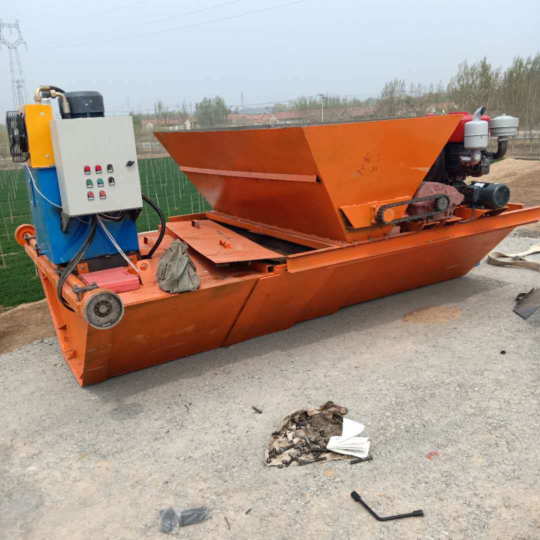 混凝土渠道成型机 一次成型渠道成型机 排式沟衬砌成型机