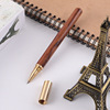 Metal brass gel pen sandalwood, wholesale, Birthday gift