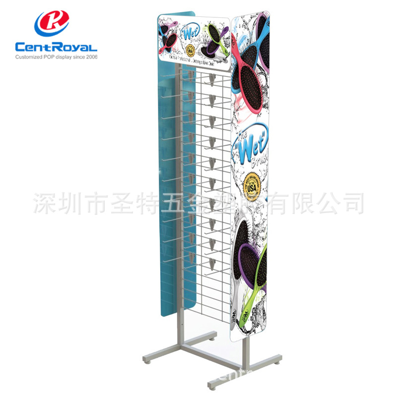 厂家定 制 精品店商场货架 铁制挂钩展示架 10层铁架定 做