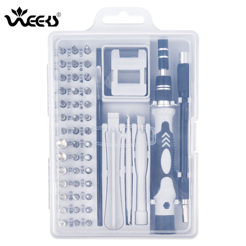 WEEKS52 in 1 wholesale watch and mobile phone disassembly and repair tool multi-purpose chrome vanadium steel screwdriver set
