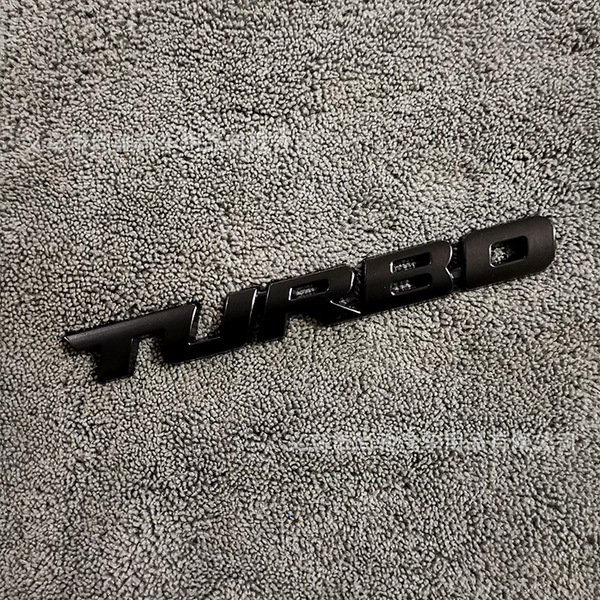 Automobile alloy modified turbocharged Turbo metal car sticker…