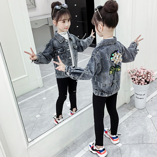 Denim autumn jacket