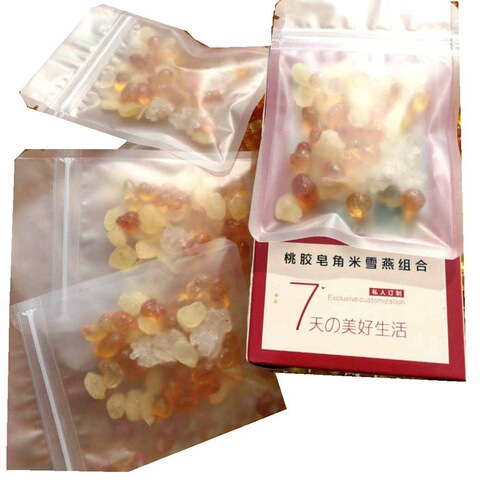 Direct Source Pectin Three Treasures Peach Pectin Soap Natto Bean Snow Egg White Collagen Original Set Independent Small Packaging 15g