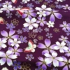 Flower Butterfly-Purple