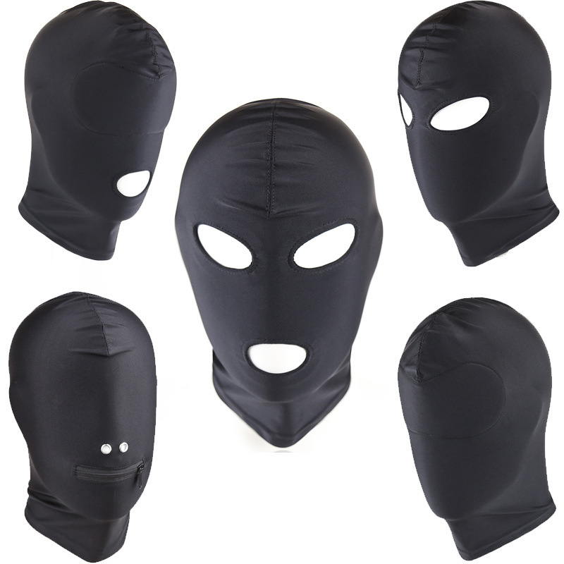 Adult Sex Toys, Elastic Cloth Headgear with Exposed Mouth and Eyes, Role-Playing Sun Protection Mask, Face Mask, Headgear Adult Sex Toys, Elastic Cloth Headgear with Exposed Mouth and Eyes, Role-Playing Sun Protection Mask, Face Mask, Headgear