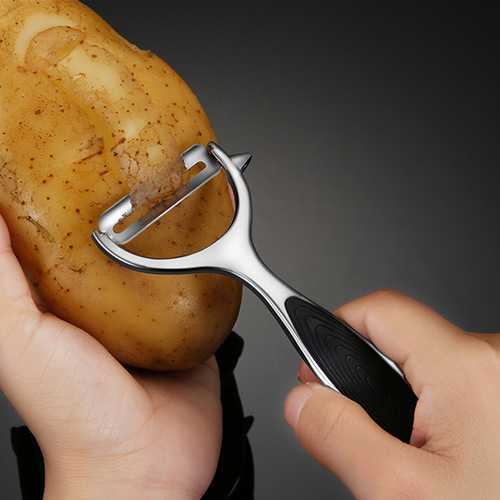 New zinc alloy peeling knife kitchen gadgets fruit peeler set household melon peeling knife