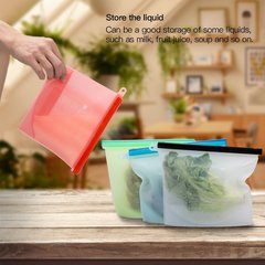 Zhenghui Silicone Food Preservation Bag, Food-Grade Vacuum Food Dividing Self-Sealing Bag, Soup Freezing Food Storage