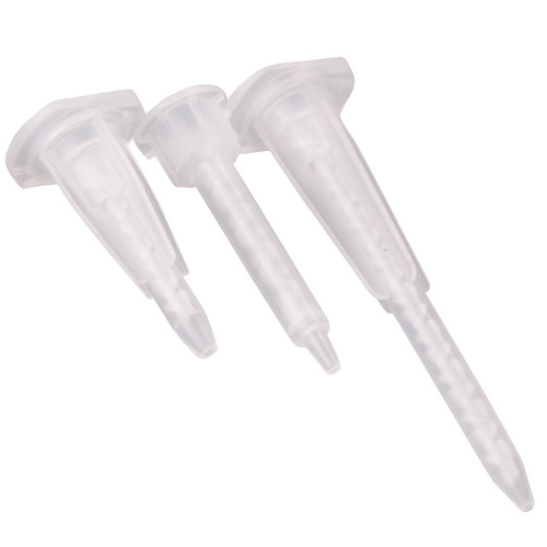 MA series ab static mixing tube spiral white mixing core AB glue mixing nozzle injection molding stirrer tube for wholesale and retail