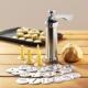 Cookie Mold Gun Decorating Gun Aluminum Alloy Tube Body 20 Pieces Flower Cookie Machine Baking Tools