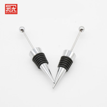 厂家直供 六丝带杆加长锌合金酒瓶塞 不锈钢小圆球酒塞 现货批发