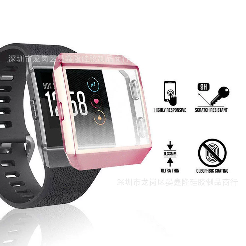 Защитный чехол для смарт-часов Fitbit Ionic. IONIC силиконовый чехол с гальваническим покрытием из термополиуретана.