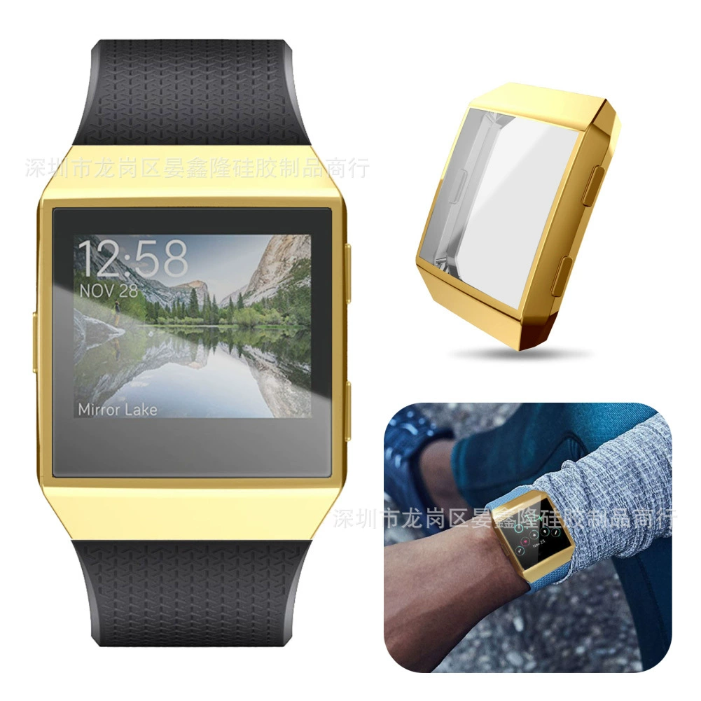 Защитный чехол для смарт-часов Fitbit Ionic. IONIC силиконовый чехол с гальваническим покрытием из термополиуретана.