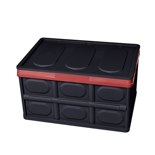 Folding storage box car trunk storage box car storage box plastic organizing box household storage box factory