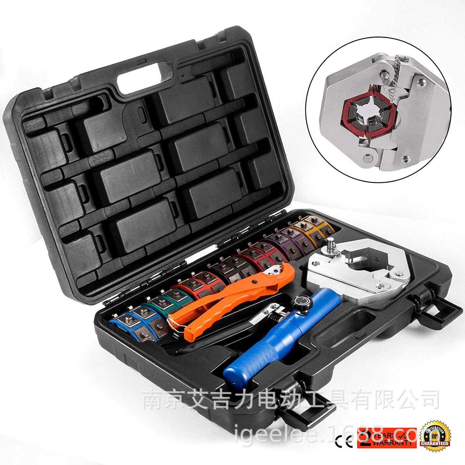 71500 coche de aire acondicionado portátil máquina de prensado de tubos manual hidráulico máquina de prensado de tubos manguera herramienta que prensa alicates de cerveza