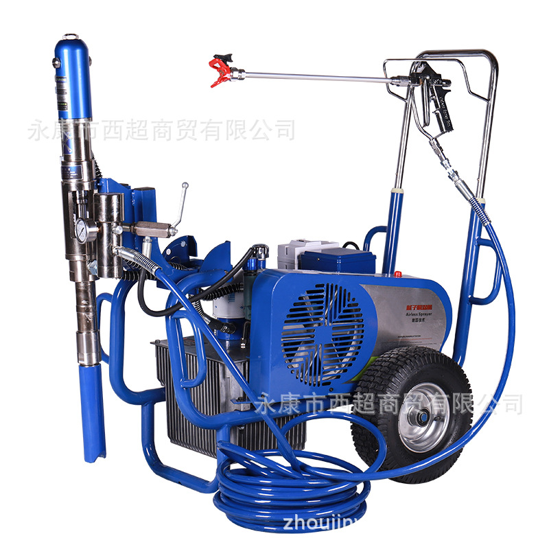 腻子粉多功能高压无气喷涂机防水涂料油漆家装工程喷漆高压喷涂机