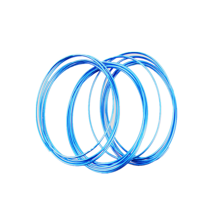 厂家热销环保彩色氧化铝丝 手工diy铝线