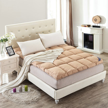 ✅酒店床垫加厚折叠床褥子羽丝绒保暖民宿羽绒软垫宿舍双人1.5米1