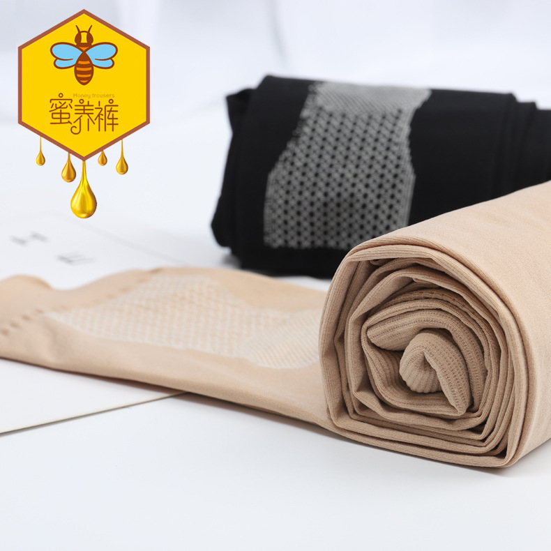 Leggings engrosados antideslizantes de terciopelo fino más medias negras anti-gancho de talla grande piernas delgadas de mujer, artefacto de piel de pierna ligera, pantimedias color carne