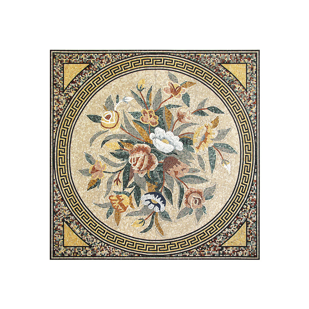 Papel pintado autoadhesivo al por mayor imitación mármol cristal europeo azulejo pegatinas salón decorativo piso pegatinas autoadhesivas piso parche