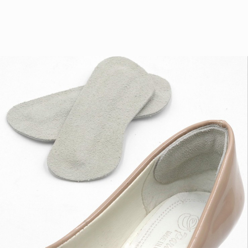 Two-layer leather heel sticker cowhide frosted anti-slip sticker thickened invisible high-heeled shoes anti-abrasive foot blisters half-size heel sticker Two-layer leather heel sticker cowhide frosted anti-slip sticker thickened invisible high-heeled shoes anti-abrasive foot blisters half-size heel sticker