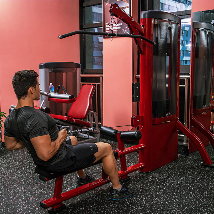 Pecho entrenador muslo flexión y estiramiento alto pull-down grandes y pequeñas aves voladoras de embarque gimnasio comercial Estudio de educación privada