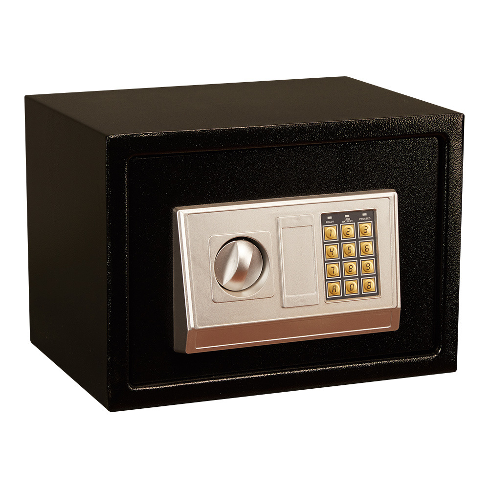 厂家直销出口小型全钢电子家用保险箱办公防火保险柜防盗保管箱