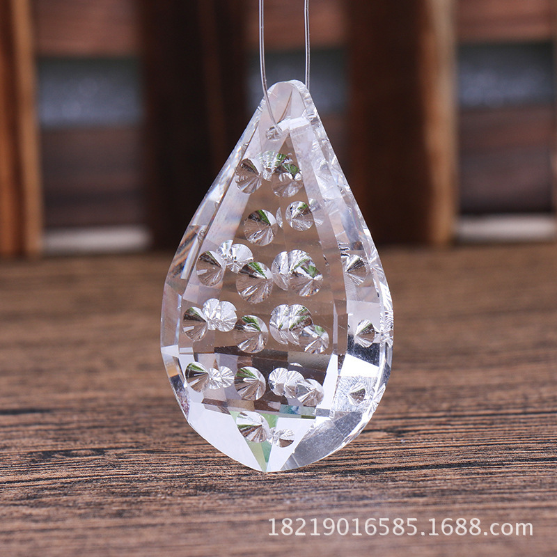 产品K9灯饰水晶雨点琵琶吊坠珠帘DIY手工饰品速卖通现代简约风