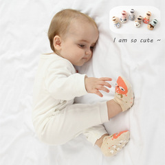 Spring and Autumn Baby Learning to Walk Socks for Infants and Toddlers, Cartoon Socks with Glue for Non-Slip, Baby Early Education Floor Socks for 0-1-3 Years Old