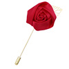 Red pin lapel pin suitable for men and women, universal brooch, flowered, wholesale