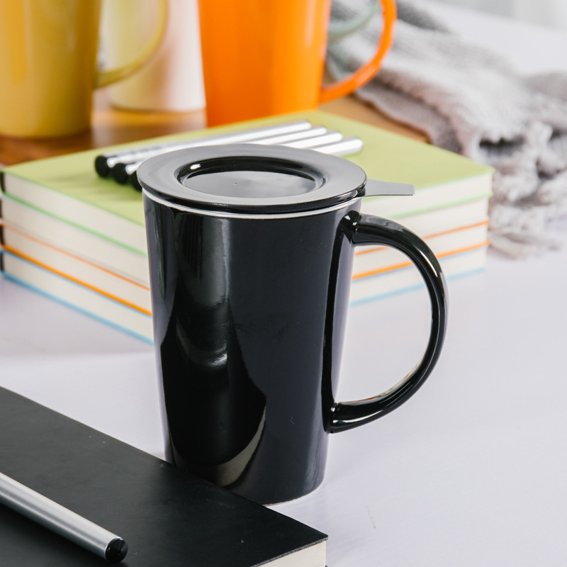 Festival del Medio Otoño Día del Maestro Set de regalos Taza de cerámica Taza de agua Taza de agua con filtro Bolsa de regalo LOGO