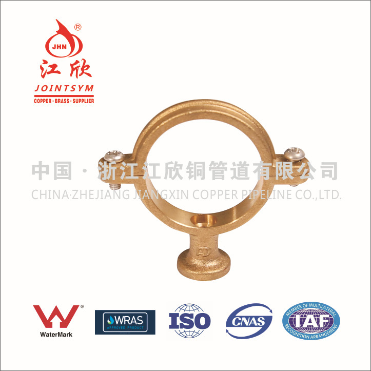 Accesorios de latón de cobre rojo (se puede dibujar a la muestra) Accesorios de tubería de refrigeración de bobina de cobre rojo