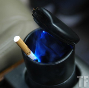Diamond ashtray creative car ashtray with led light new section car ashtray manufacturer wholesale