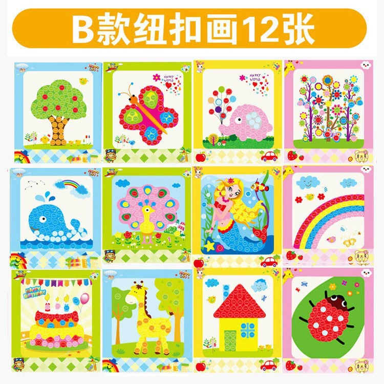 Детские наклейки, набор материалов для раннего возраста, DIY, 3-6 лет